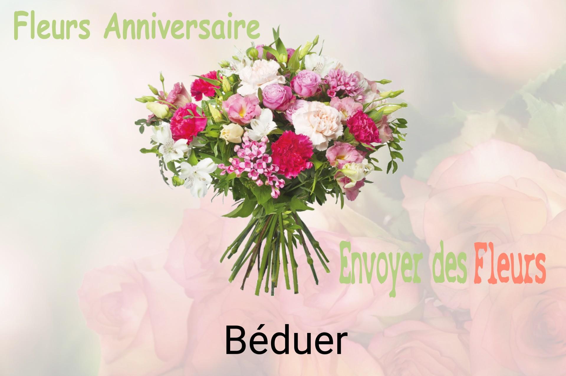 Bouquet de fleurs d’anniversaire livré à Béduer